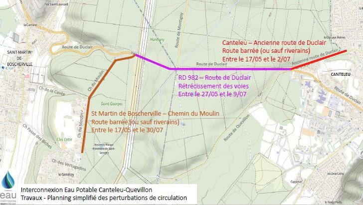 travaux eau potable