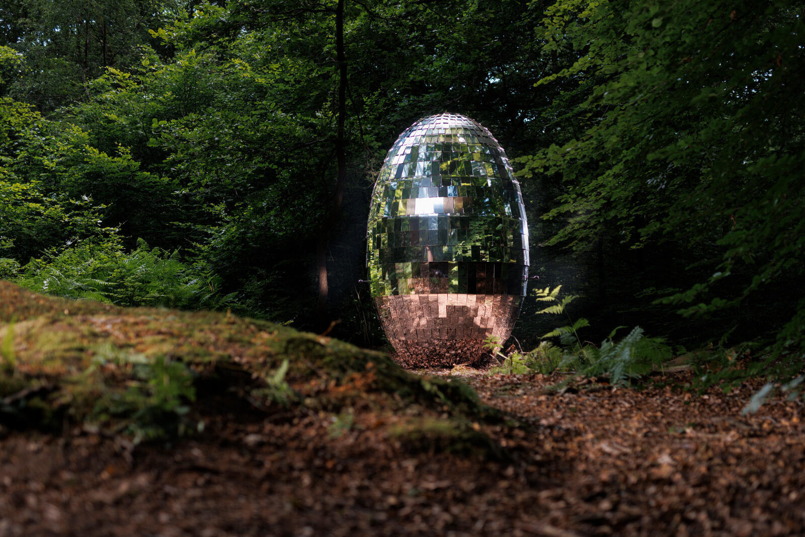 Une oeuvre de la Forêt Monumentale à Canteleu