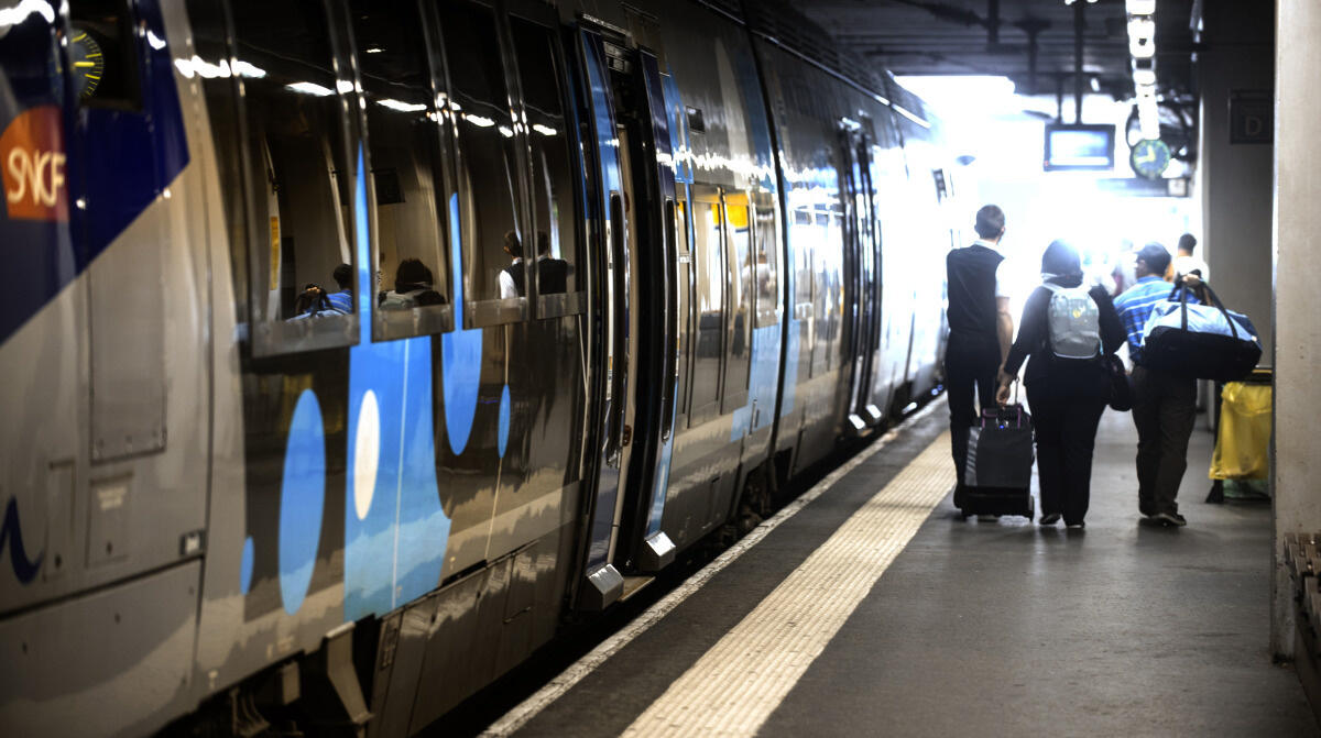 passagers en gare de Rouen