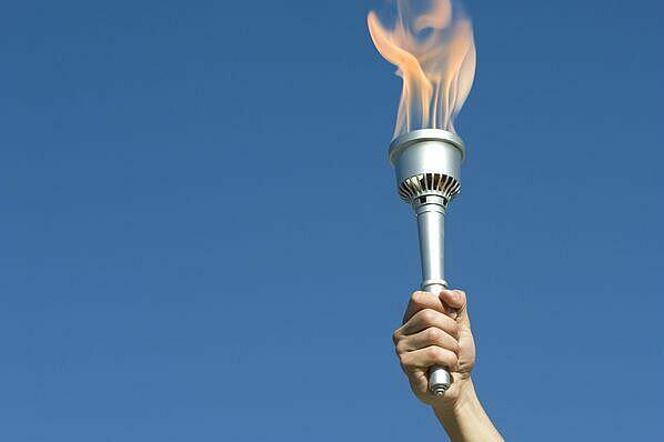 La flamme est en route ! La flamme est en route !