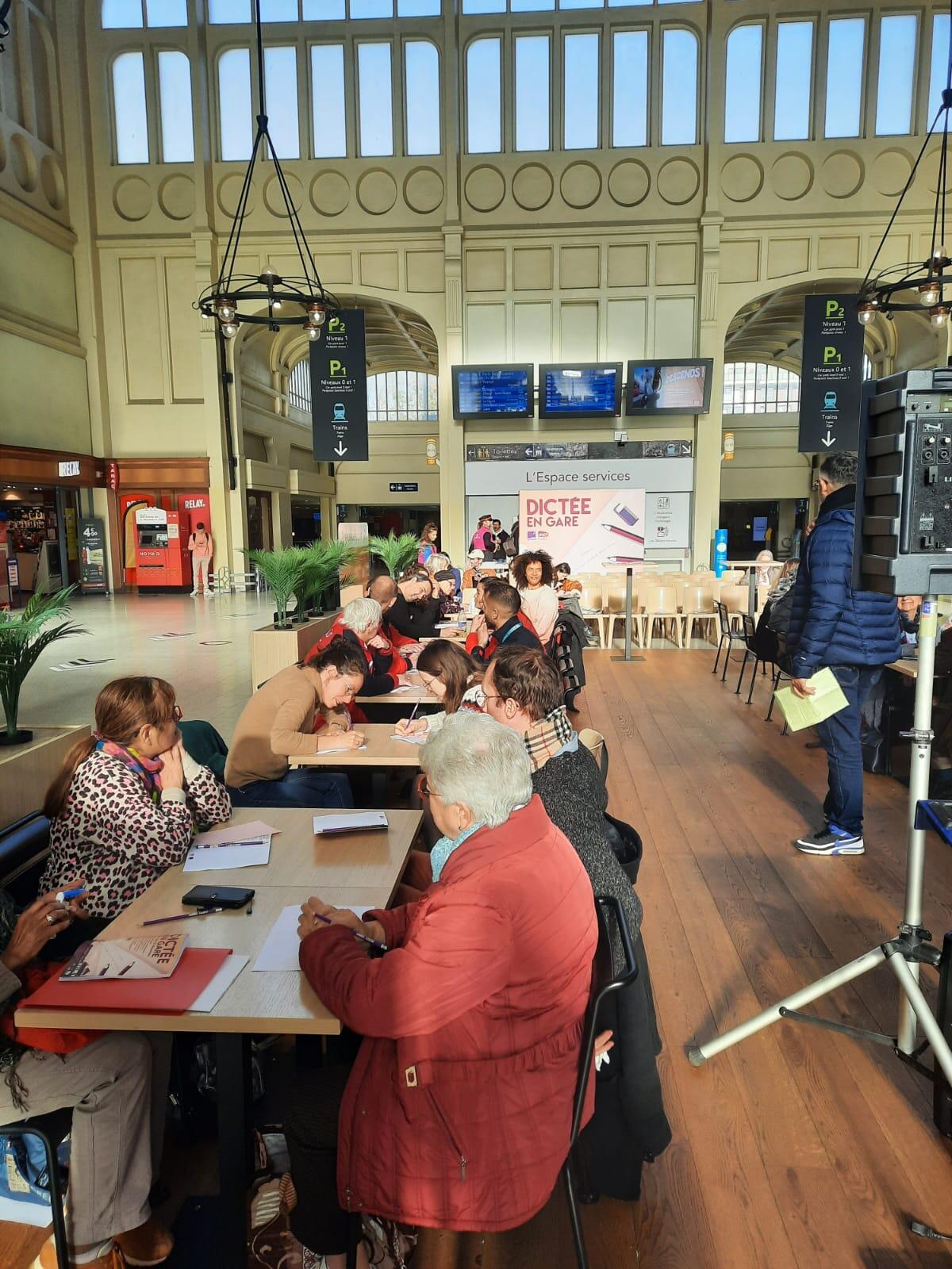Capitale européenne de la culture 2028 : dictée en gare ! Capitale européenne de la culture 2028 : dictée en gare !